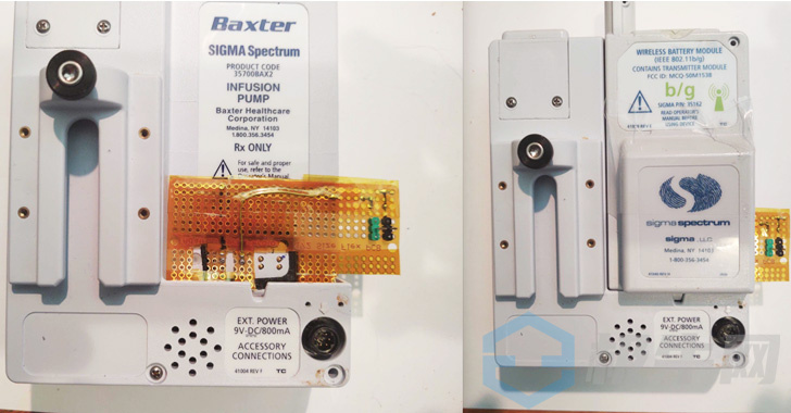 Baxter的Internet连接输液泵报道的新漏洞
