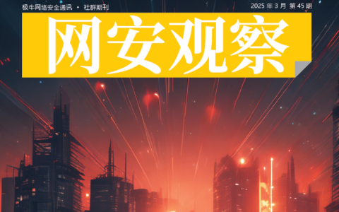 《网安观察》社群期刊-2025年3月刊