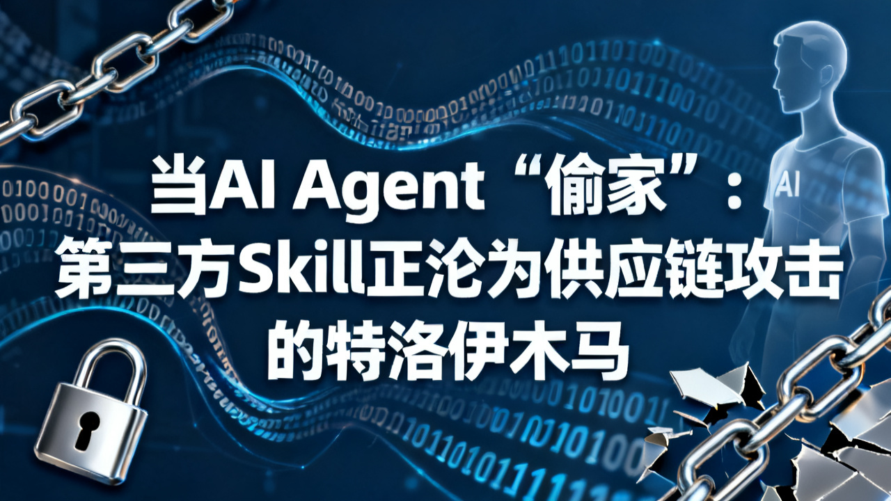 当AI Agent开始“偷家”:第三方Skill正成为供应链攻击的特洛伊木马