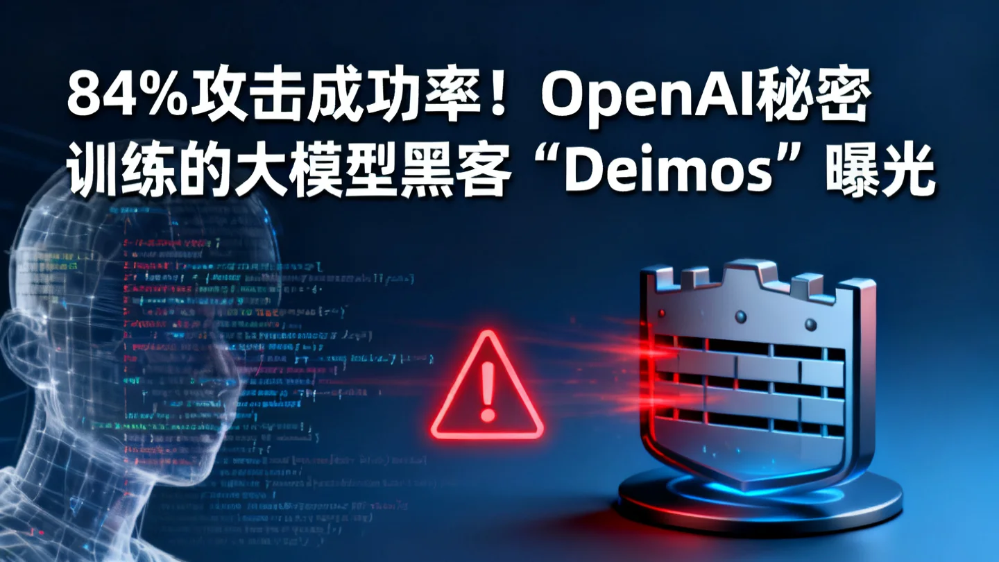 84%攻击成功率！OpenAI秘密训练的大模型黑客“Deimos”曝光