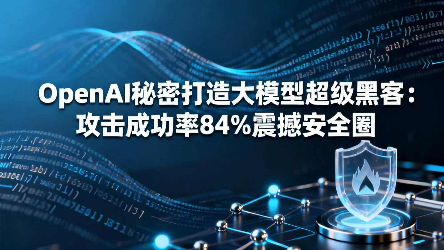 OpenAI秘密打造大模型超级黑客：攻击成功率84%震撼安全圈