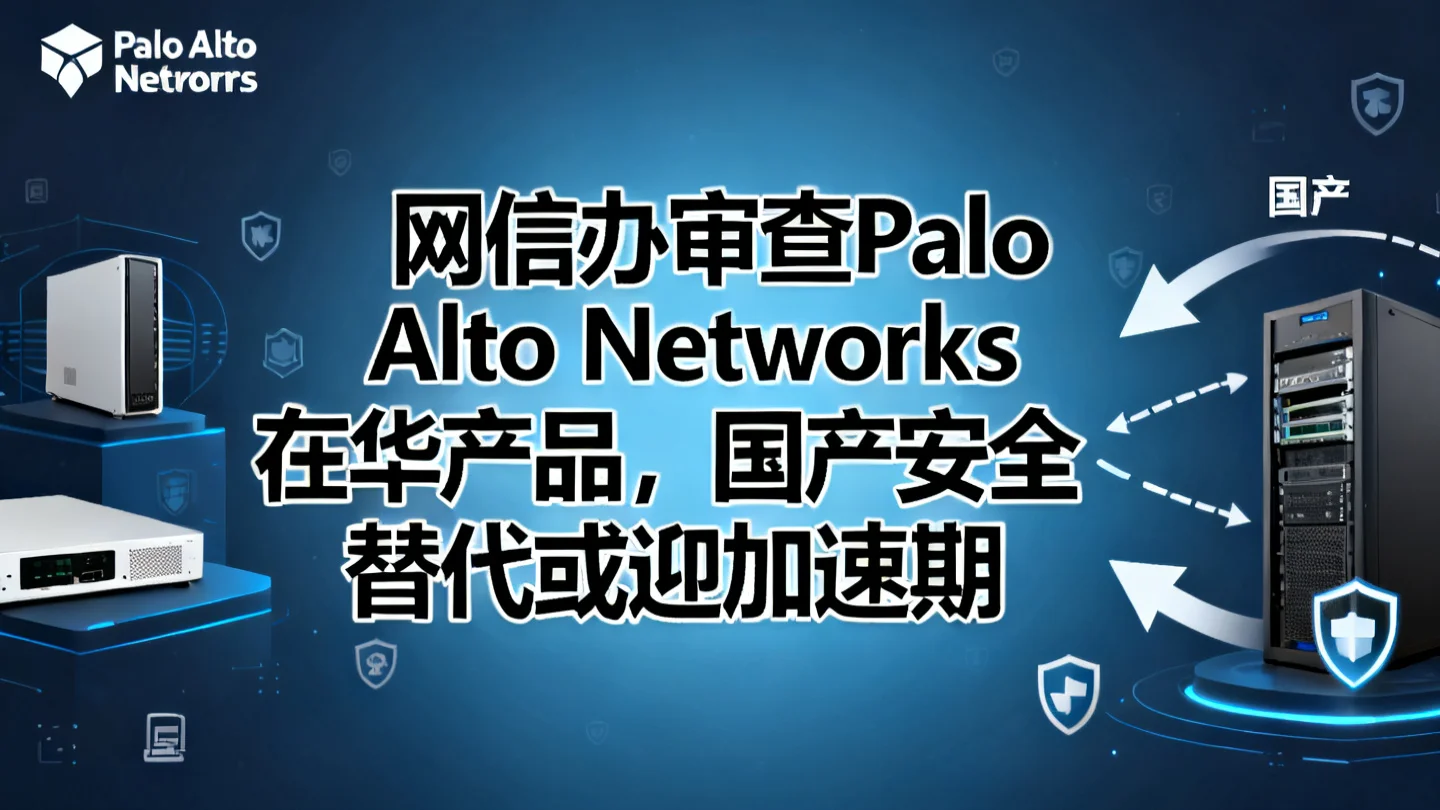网信办审查Palo Alto Networks在华产品，国产安全替代或迎加速期