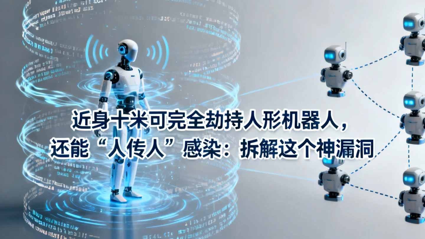 近身十米可完全劫持人形机器人，还能“人传人”感染：拆解这个神漏洞