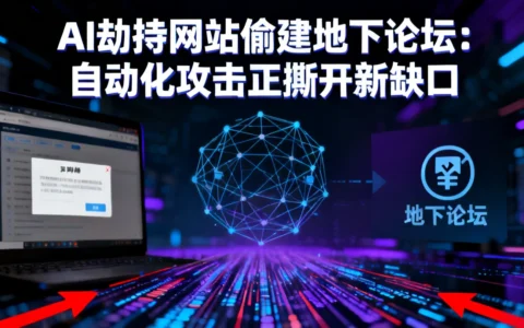 AI劫持网站偷建地下论坛：自动化攻击正撕开新缺口