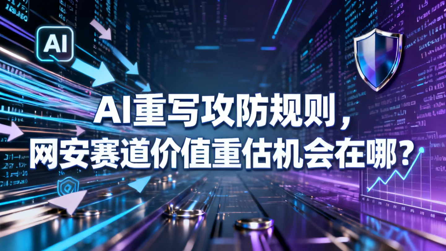 AI重写攻防规则，网安赛道价值重估的机会在哪